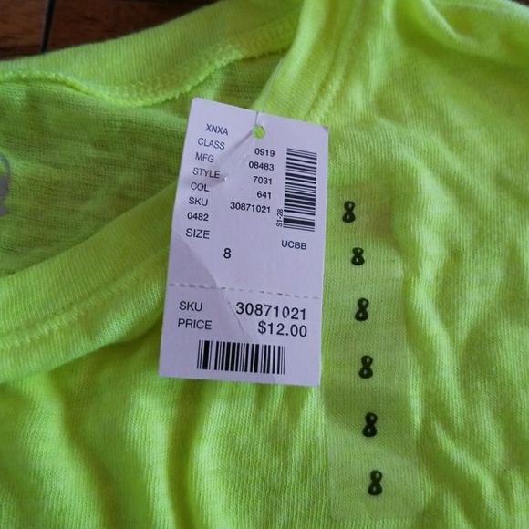 Justice Girl's Active long sleeve tee NWT - Picture 3 of 3